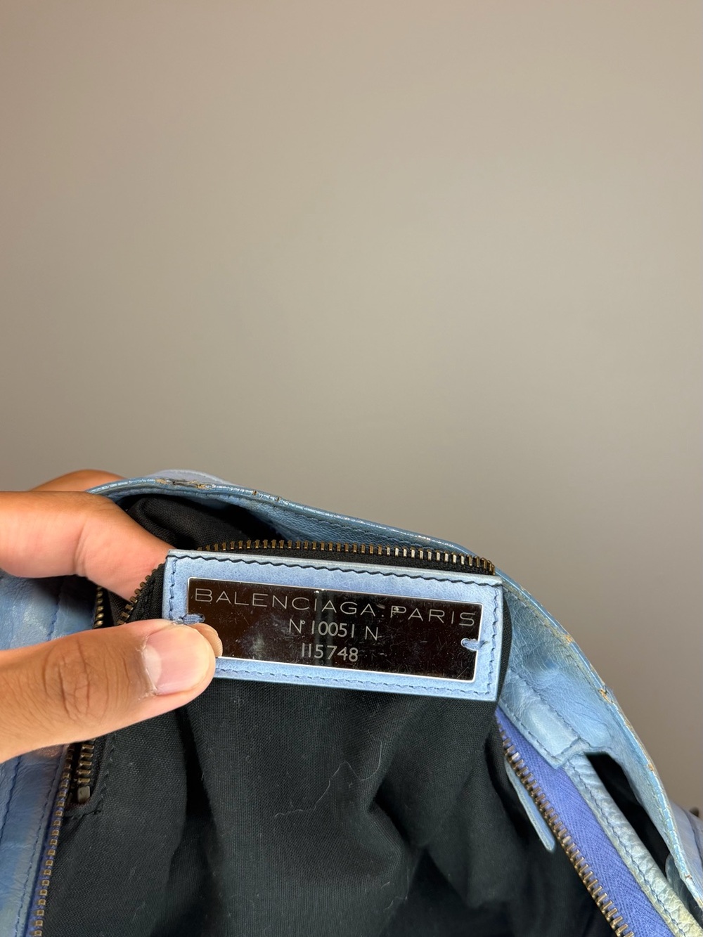 Balenciaga Agneau Classic Hardware City Turquoise - Picture 8 of 10